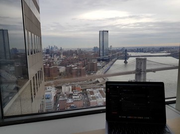 View from new york tower office space